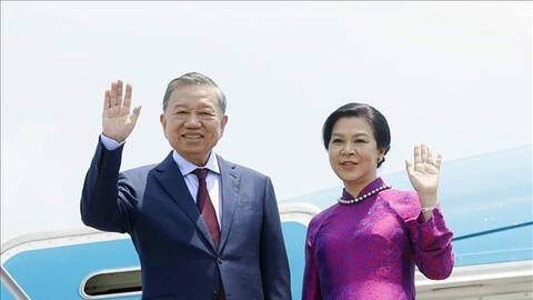 Tổng Bí thư, Chủ tịch nước Tô Lâm và Phu nhân lên đường thăm chính thức Vương quốc Thái Lan