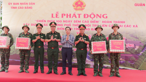 Cao Bằng: Mở 'Chiến dịch 100 ngày đêm cao điểm', quyết tâm hoàn thành xây dựng trường phổ thông nội trú liên cấp tại các xã biên giới trước 30/8
