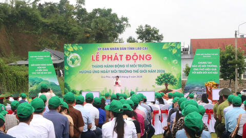 Lào Cai phát động Tháng hành động vì môi trường năm 2026