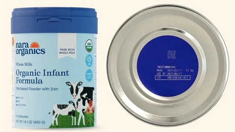 Thêm một dòng sữa trẻ em bị cảnh báo, Bộ Y tế yêu cầu thu hồi sản phẩm Nara Organics