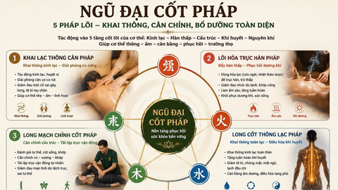 Phục hồi cơ thể hiện đại từ năm liệu pháp