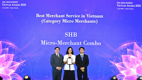 SHB được The Asian Banker vinh danh với giải pháp tài chính tốt nhất cho tiểu thương, hộ kinh doanh