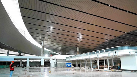 Lắp đặt trần nhà ga hành khách sân bay Long Thành 35.000 tỉ đồng