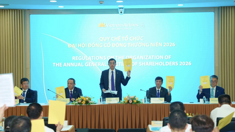 Vietnam Airlines tổ chức Đại hội đồng cổ đông thường niên năm 2026: Chủ động thích ứng, củng cố nền tảng phát triển trong giai đoạn mới