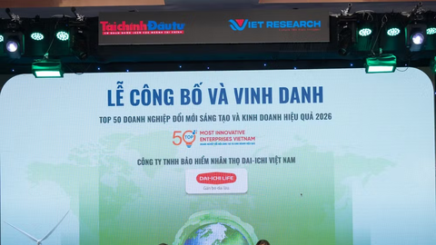 Dai-ichi Life Việt Nam được vinh danh với 4 giải thưởng uy tín tại Diễn đàn Doanh nghiệp Việt Nam 2026