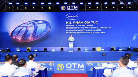 Lễ động thổ Cảng Quốc tế QTM: Kiến tạo cửa ngõ logistics mới tại Cái Mép - Thị Vải