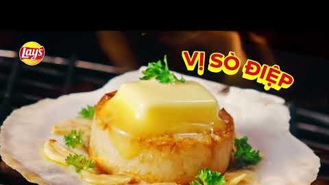 SÒ ĐIỆP BẮT TAY BƠ TỎI, TẠO NÊN LAYS VỊ SÒ ĐIỆP NƯỚNG BƠ TỎI MỚI, CHẤN ĐỘNG KHÔNG CẦN HỎI