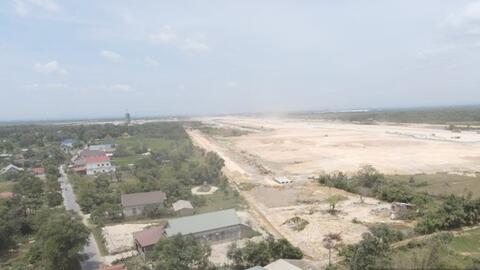 Dự án sân bay Quảng Trị cam kết triển khai giải pháp giảm bụi