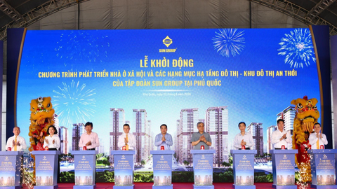 Sun Group đầu tư 40.000 tỷ đồng xây gần 50.000 căn nhà ở xã hội, nhà ở cho thuê "tiêu chuẩn Singapore" tại Phú Quốc