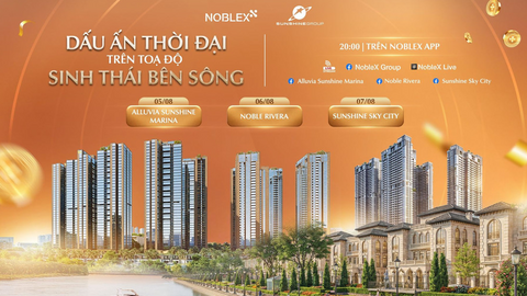 Sunshine Group liên tiếp tung "át chủ bài" lên NobleX Live, khách giao dịch nhận ưu đãi hàng trăm triệu đồng