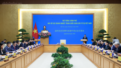 Thủ tướng Lê Minh Hưng gặp gỡ các doanh nghiệp Trung Quốc tại Việt Nam