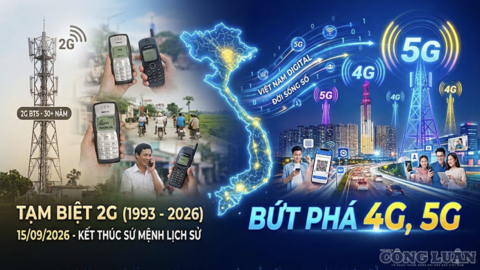 Tắt sóng 2G từ ngày 15/9: Khép lại một chương lịch sử, mở ra kỷ nguyên kiến tạo xã hội số