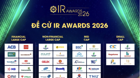 Gần 460 doanh nghiệp niêm yết đạt chuẩn công bố thông tin năm 2026