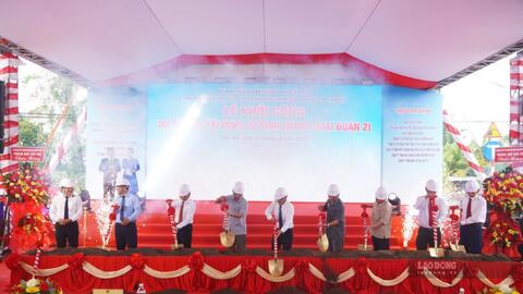 Cần Thơ khởi công Khu tái định cư Vĩnh Thạnh gần 977 tỉ đồng