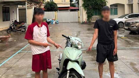 Đi xe trộm, mang kéo khiêu khích người đi đường ở Đà Nẵng