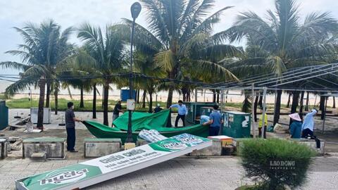 Trả mặt bằng biển Nhật Lệ, tiểu thương lo nơi kinh doanh mới