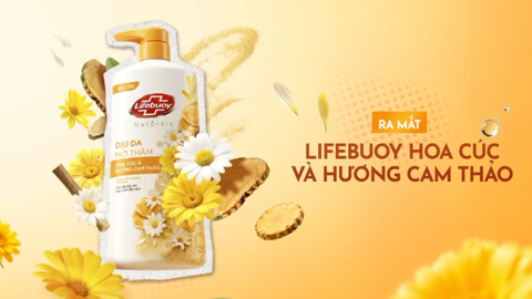 Lifebuoy Hoa Cúc & Hương Cam Thảo mới