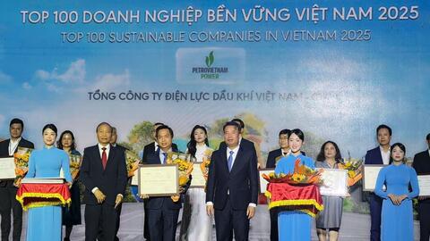 Pv Power Lần Thứ 6 Liên Tiếp Được Vinh Danh Trong Top 100 Doanh Nghiệp Bền Vững Việt Nam