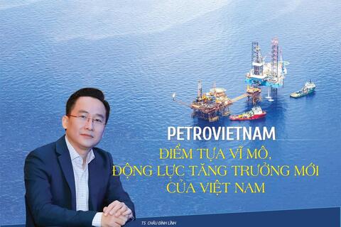 Petrovietnam - điểm tựa vĩ mô, động lực tăng trưởng mới của Việt Nam