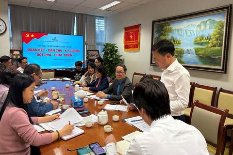 Sinh hoạt Chi bộ Cơ quan Công đoàn Petrovietnam tháng 01/2026: Đoàn kết – Dân chủ – Kỷ cương – Đột phá – Phát triển