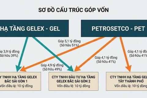 Vì sao Hạ tầng Gelex (GEL) và Petrosetco (PET) dồn dập lập công ty chung?