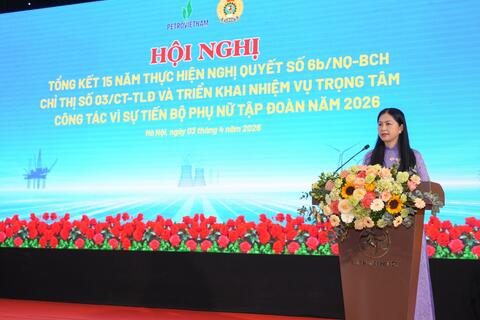 Để lực lượng nữ tiếp tục là điểm sáng trong hành trình phát triển Petrovietnam