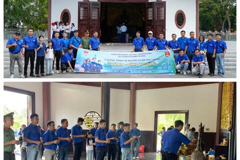 Tuổi trẻ Xí nghiệp Cơ điện Vietsovpetro với “Hành trình tri ân và kết nối sức trẻ”