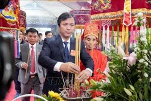 Giữ hồn thượng võ nơi sân vật Đền Trúc Lâm