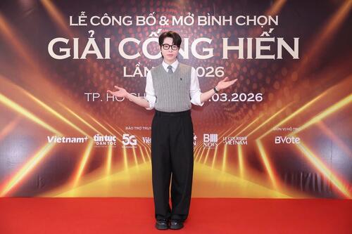 Đức Phúc ứng cử hạng mục tự đề xuất “Thành tựu quốc tế” tại Giải Cống hiến 2026