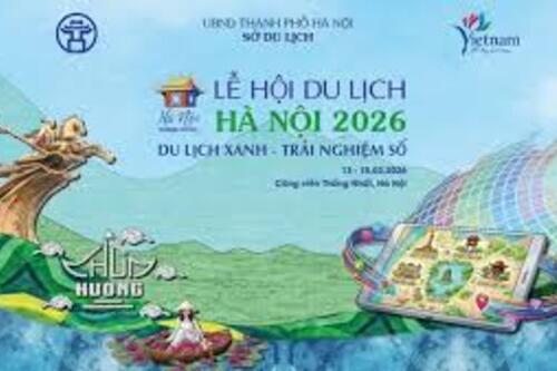 Hà Nội tổ chức Lễ hội Du lịch 2026, thúc đẩy du lịch xanh và số hóa trải nghiệm