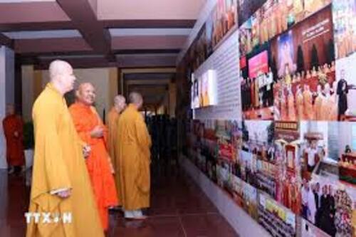 Triển lãm 45 năm Phật giáo Việt Nam đồng hành cùng đất nước