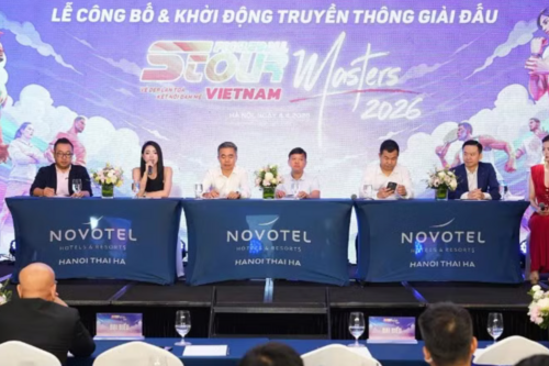 Giải Stour Pickleball Vietnam Masters 2026 quy tụ nhiều nghệ sĩ và KOL