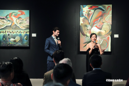 Triển lãm tìm về 'Cội nguồn' của nữ họa sĩ gốc Việt Van Guillemin