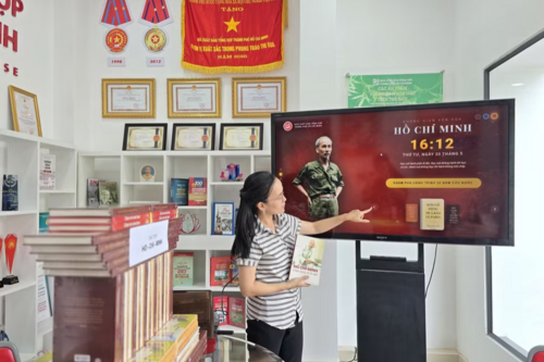 Lan tỏa tư tưởng Hồ Chí Minh qua tủ sách và không gian văn hóa số
