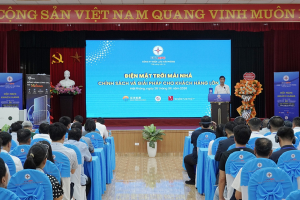 Điện lực Hải Phòng thúc đẩy phát triển điện mặt trời mái nhà