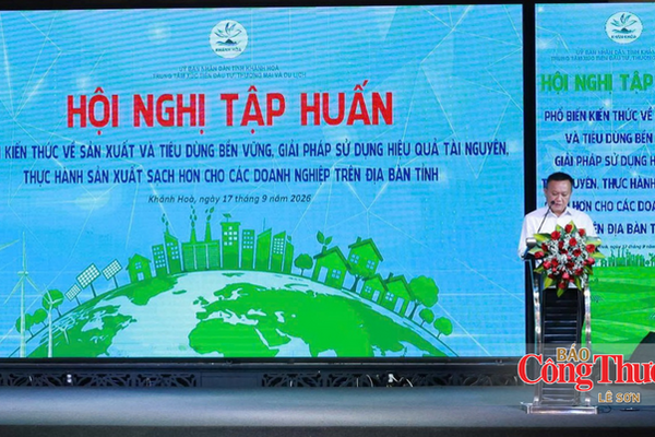 Khánh Hòa thúc đẩy sản xuất sạch hơn trong doanh nghiệp