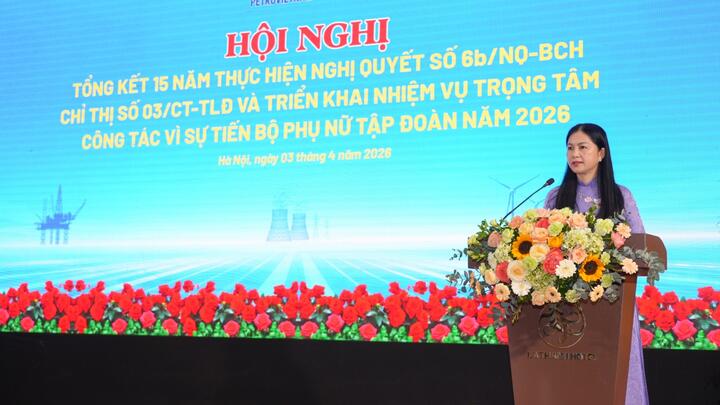 Để lực lượng nữ tiếp tục là điểm sáng trong hành trình phát triển Petrovietnam