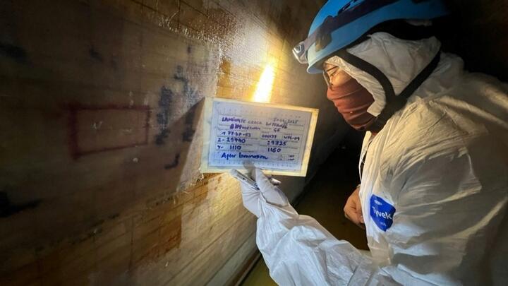 Xí nghiệp Cơ điện Vietsovpetro làm chủ công nghệ sửa chữa cánh turbine điện gió cấp độ cao nhất