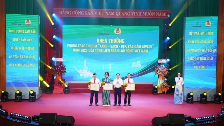 Người lao động PV GAS được vinh danh “Người lao động Petrovietnam tiêu biểu” năm 2026