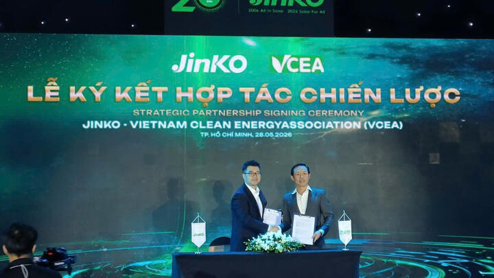 VCEA ký kết hợp tác chiến lược với Tập đoàn JinkoSolar