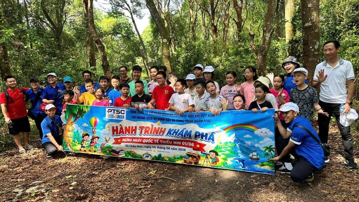 PTSC G&S tổ chức “Hành trình khám phá” cho con em người lao động