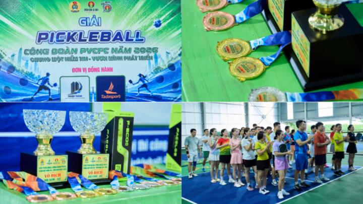 Giải Pickleball Công đoàn PVCFC 2026: Lan tỏa văn hóa rèn luyện - Gắn kết sức mạnh tập thể