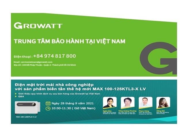 Growatt giới thiệu dịch vụ hậu mãi tại Việt Nam | Tạp chí Năng lượng Việt  Nam