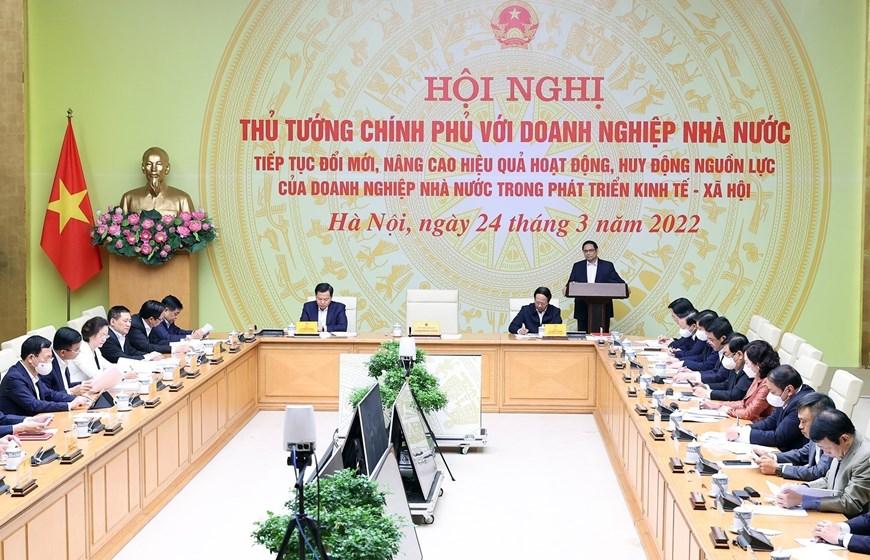 Thủ tướng Phạm Minh Chính chủ trì hội nghị với doanh nghiệp Nhà nước - Ảnh 7