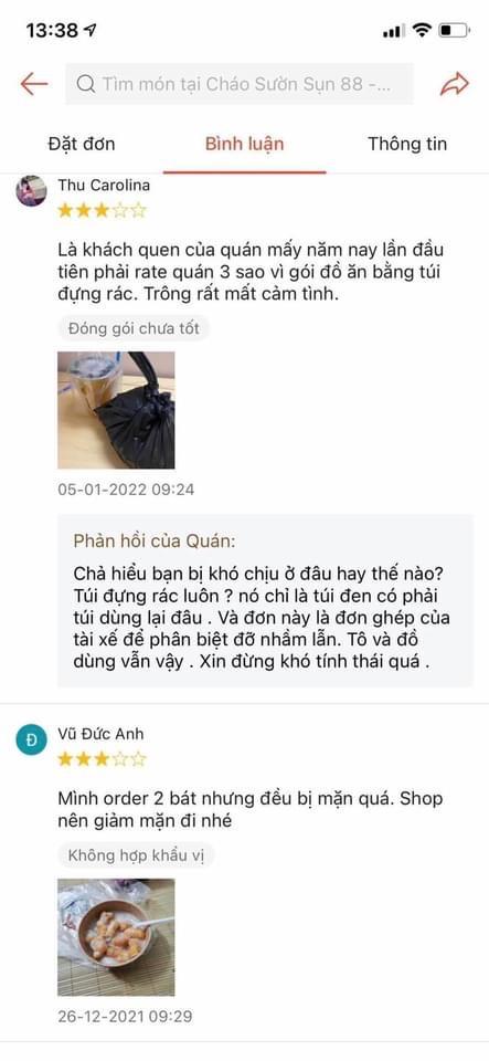 Ngỡ ngàng bật ngửa trước thái độ của chủ quán cháo sườn nổi tiếng Hà Nội: Khách phản hồi thì kêu tiễn vong, chê khách luyên thuyên, rảnh - Ảnh 5.