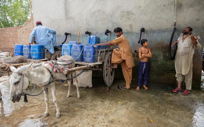 Pakistan hứng chịu cái nóng khốc liệt 51 độ C - Ảnh 1.