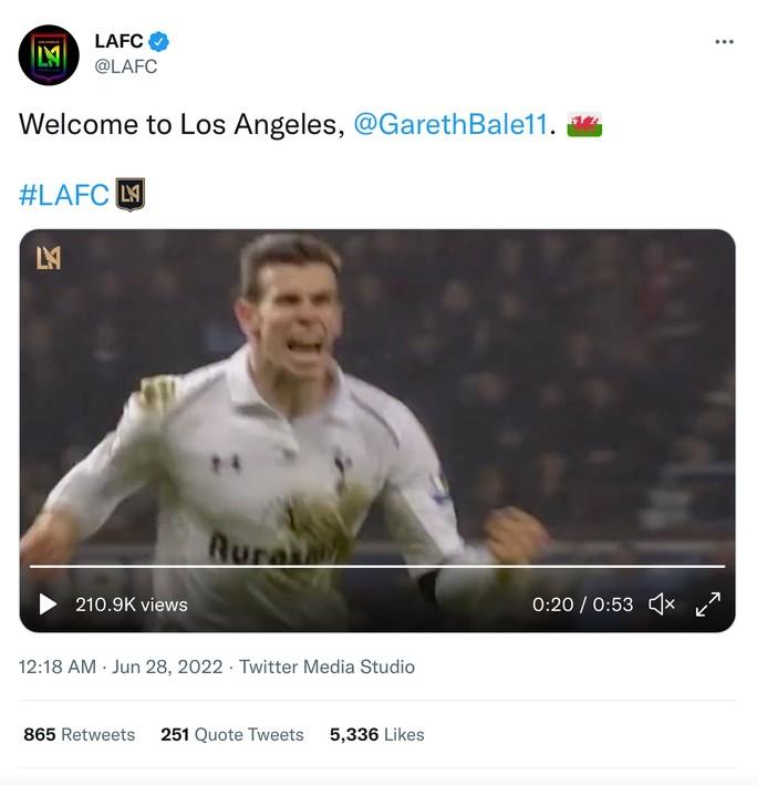 Siêu sao Gareth Bale giảm lương 20 lần để gia nhập LAFC - Ảnh 2.