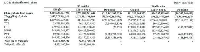 Chi 2.000 tỷ mua cổ phiếu, trong đó có tới 1.100 tỷ để nắm giữ và bắt đáy HPG, 1 công ty tạm lỗ gần 300 tỷ đồng - Ảnh 3.