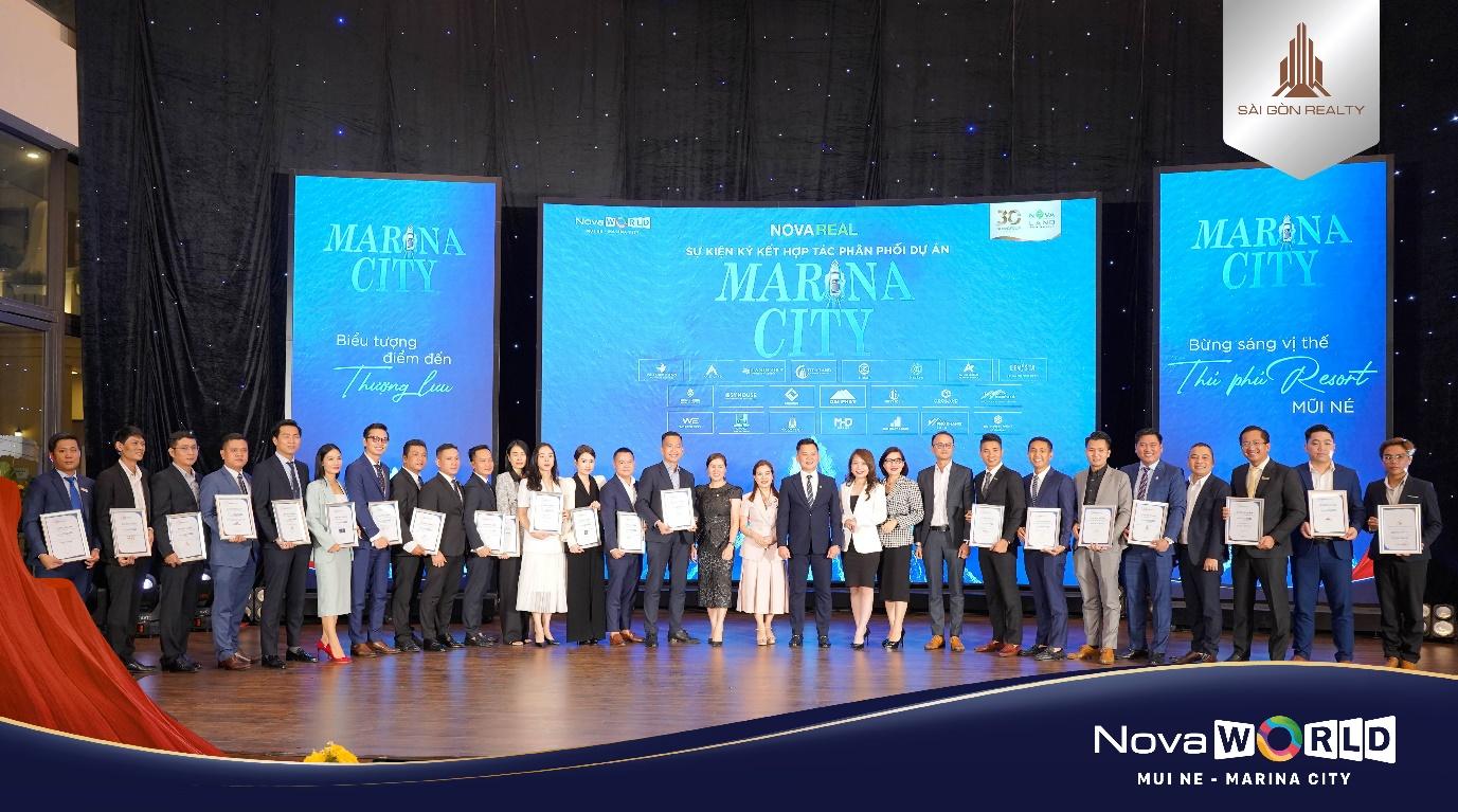 Sài Gòn Realty ký kết hợp tác phân phối dự án Novaworld Mũi Né - Marina City - Ảnh 1.