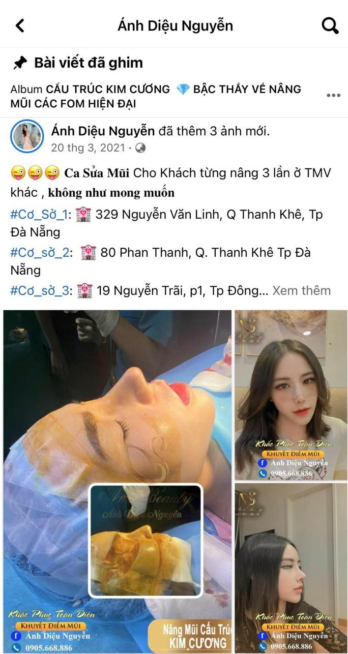 Vụ bơm ngực, nâng mũi “chui” tại Đà Nẵng: Phạt 210 triệu đồng, đình chỉ 18 tháng - Ảnh 2.